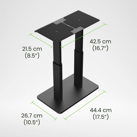 Kanto SCH Height Adjustable Center Channel Speaker Stand (view 4 of 10)