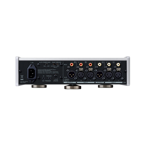 TEAC HA-507 Pure Analog Headphone Amplifier & Preamplifier (Silver) - Clearance / Open Box (view 2 of 4)