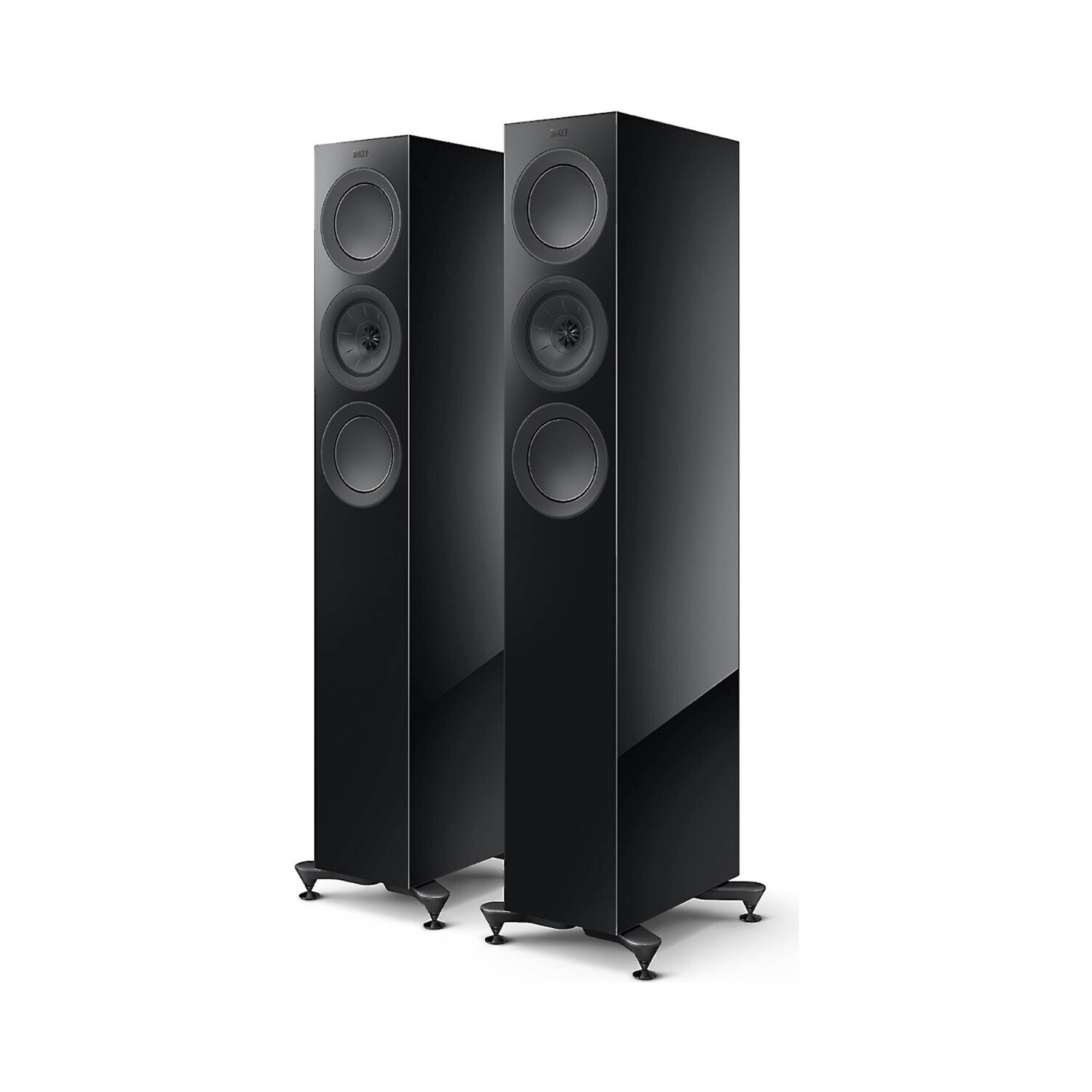 KEF R5  ①(2本同時購入必須) KEF R5 Meta Floorstanding Speakers - EACH (Black Gloss