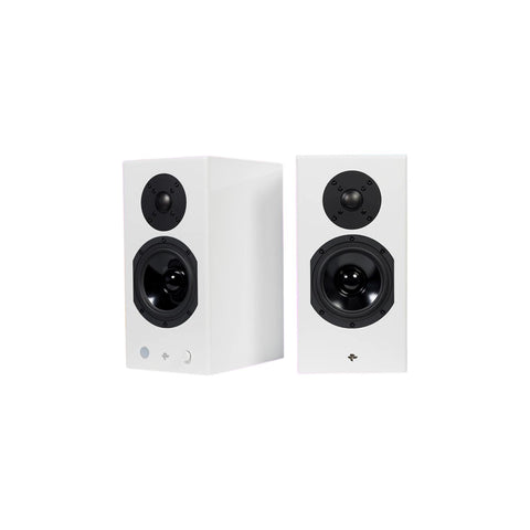 KIN by Totem Play Powered Bookshelf Speakers – Satin White Pair (view 1 of 7)
