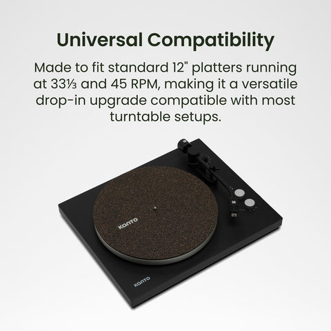 Kanto TT-CRM Cork and Rubber Turntable Mat (view 7 of 10)