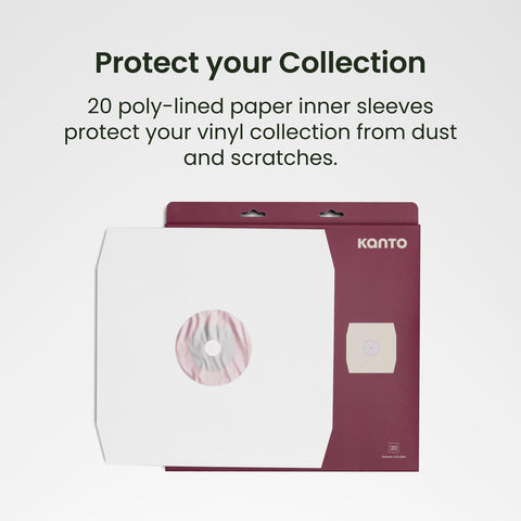 Kanto TT-IS20 12" Paper Record Inner Sleeves - Pack of 20 (view 4 of 8)