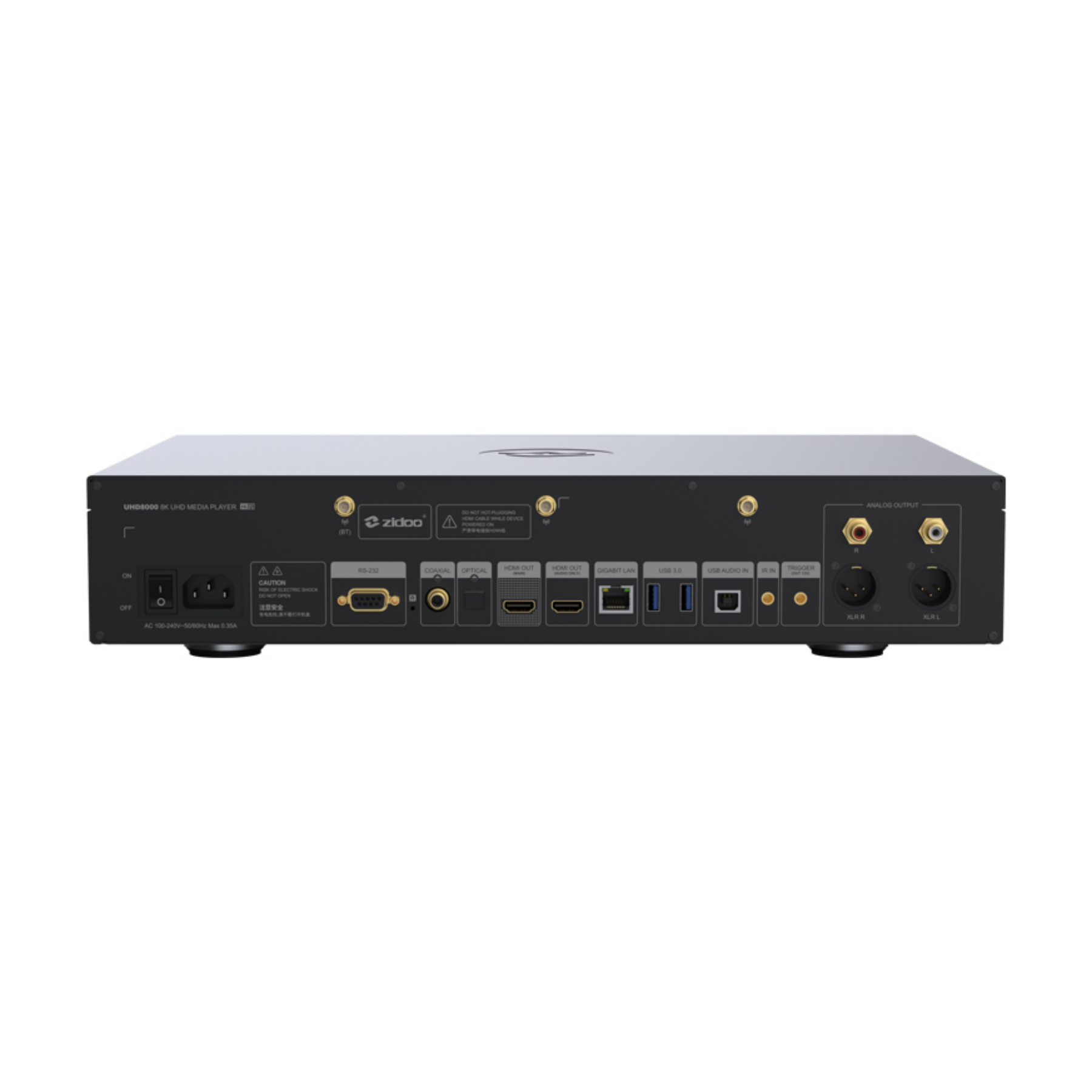Zidoo UHD8000 Reference 8K Media Player & Hi-Fi Audio Streamer