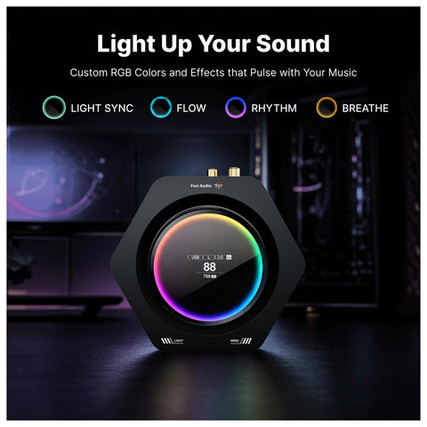 Fosi Audio ZH1 Smart-Tuned Fully Balanced Desktop DAC & Headphone Amplifier (view 5 of 5)