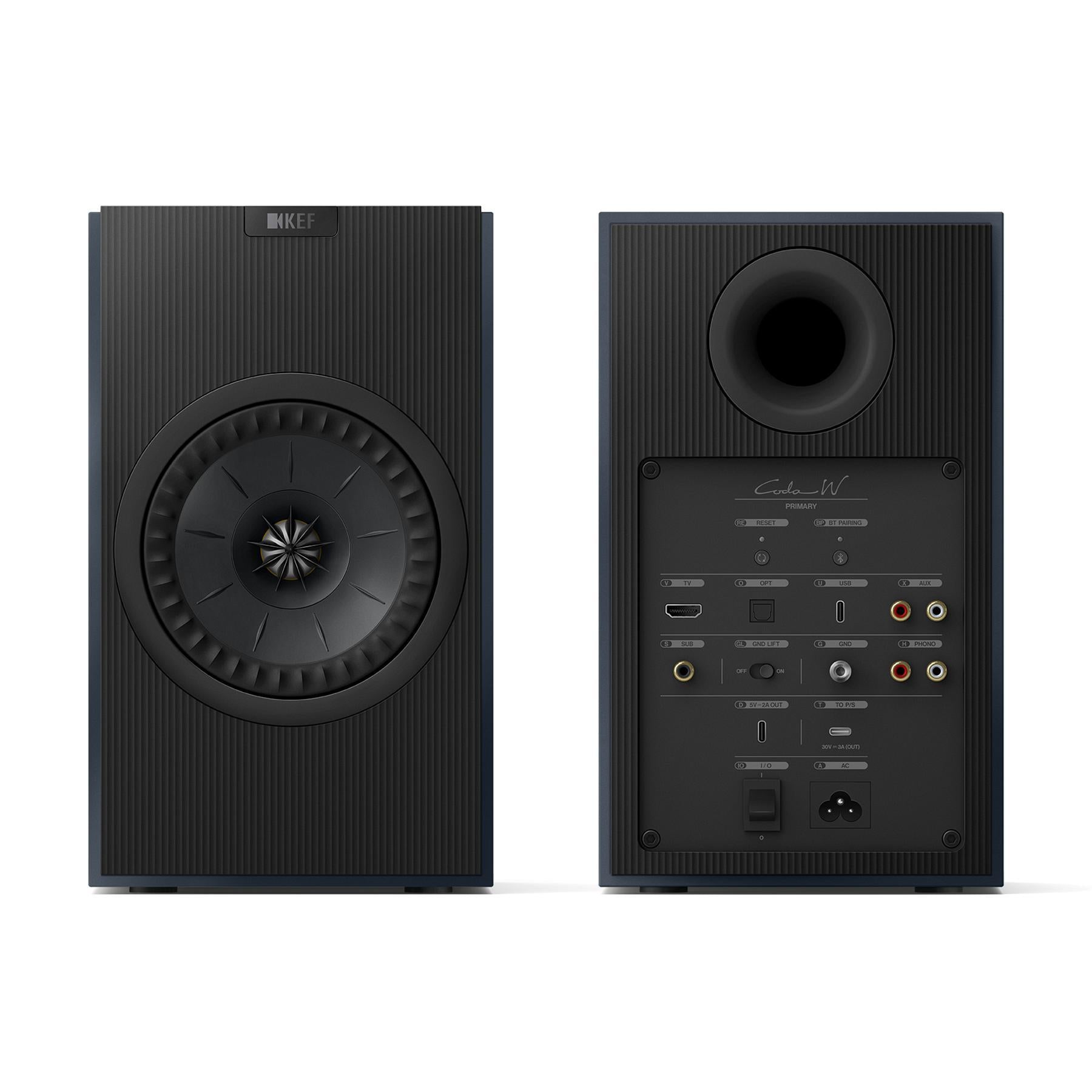 KEF Coda W Wireless HiFi Bookshelf Speakers | ListenUp