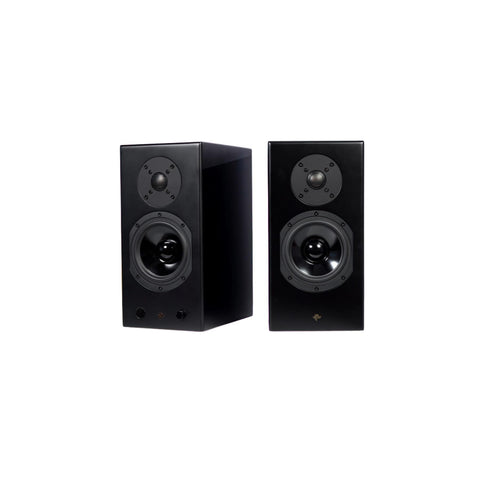 KIN by Totem Play Powered Bookshelf Speakers – Satin Black Pair (view 1 of 7)