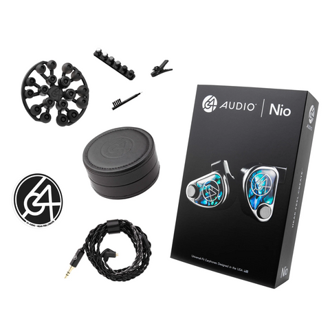64 Audio Nio Universal Hybrid In-Ear Monitors packaging (view 4 of 4)