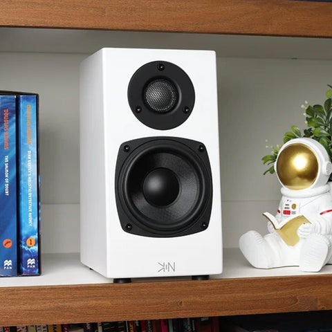 KIN by Totem One Bookshelf Speakers – Satin White Pair (view 5 of 5)