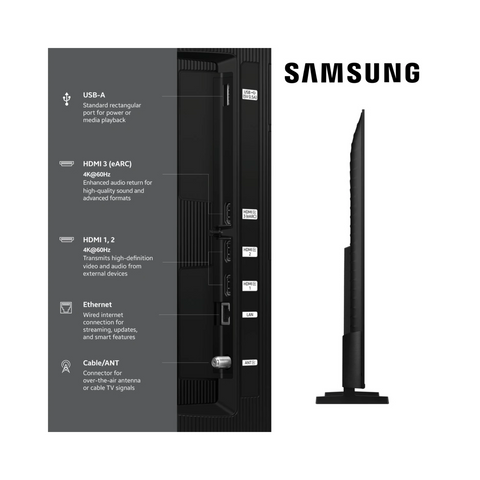 Samsung QN43Q7FAAFXZA - 43 Inch Class QLED Q7F 4K Vision AI Smart TV (2025) - Clearance / Open Box (view 4 of 6)