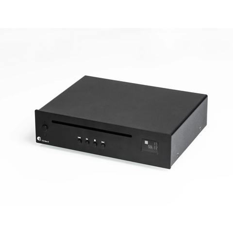 Pro-Ject CD Box E Ultra Compact Entry Level CD Player with Real Red Book CD-DA Drive (Black) - Clearance / Open Box (view 2 of 3)