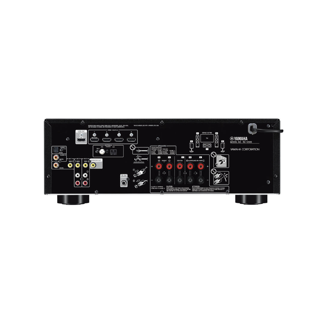 Yamaha RX-V385 5.1-Channel 4K AV Receiver | ListenUp