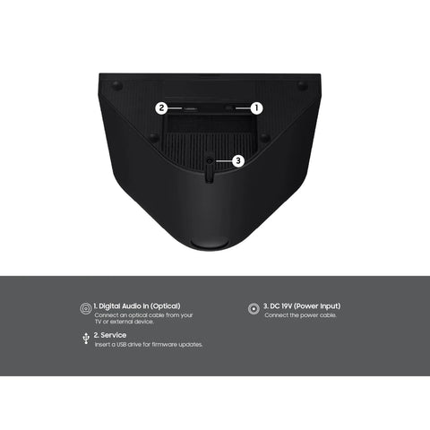 Samsung Music Studio 5 Dolby Atmos Wireless Speaker optical  (view 4 of 6)