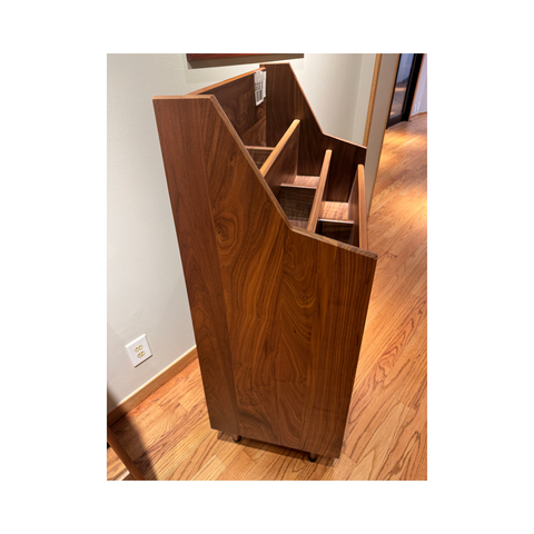 Symbol Audio Luxe 2-Bay Record Stand (Walnut - Natural) - Clearance / Open Box (view 4 of 12)