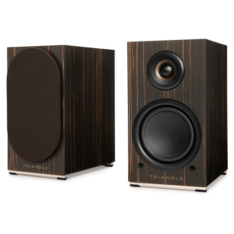 Triangle AIO Twin Powered Bookshelf Speakers Pair - Macassar (view 1 of 13)