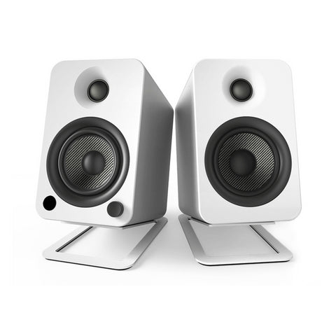 Kanto Kanto S4 Desktop Speaker Stands for Midsize Speakers (White) - Clearance / Open Box