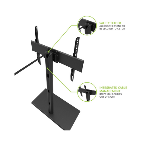 Kanto TTS140 Height Adjustable Tabletop TV Stand - Clearance / Open Box (view 9 of 10)
