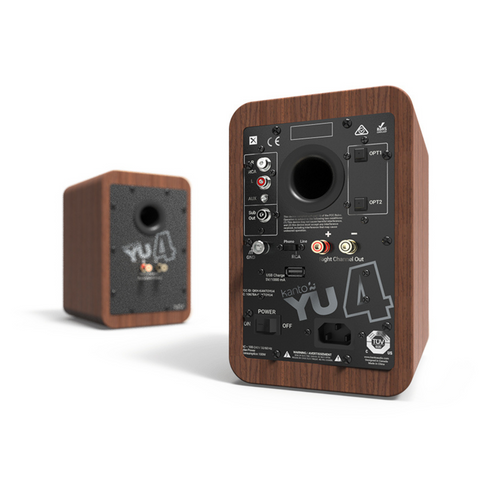 Kanto YU4 Powered Desktop speakers with Bluetooth and Phono Preamp - Clearance / Open Box (view 14 of 14)