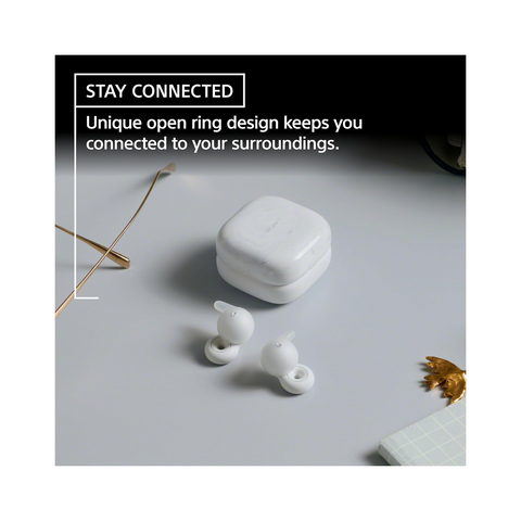 Sony LinkBuds Open - Truly Wireless Earbuds (White) (view 5 of 5)