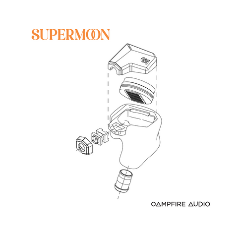 Campfire Audio Supermoon Planar Magnetic IEMs internal build (view 8 of 8)