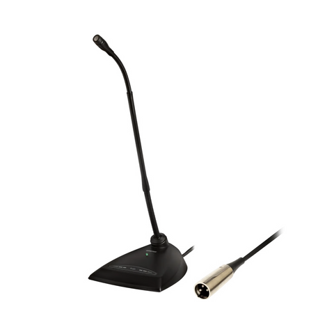 Shure MX412D/C Microflex Standard 12" Gooseneck Microphone with Desktop Base - Clearance / Open Box (view 1 of 2)