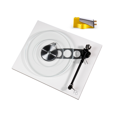 Rega Planar 6 Turntable (White) with Exact (MM) cartridge - Clearance / Open Box (view 1 of 1)