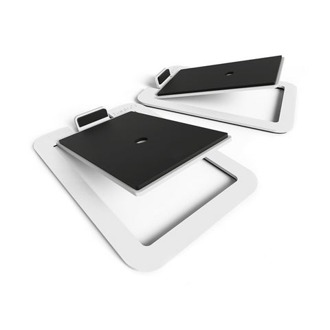 Kanto Kanto S4 Desktop Speaker Stands for Midsize Speakers (White) - Clearance / Open Box
