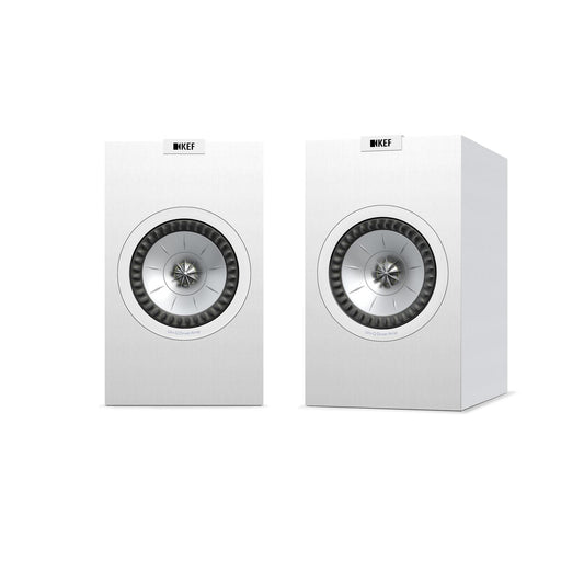 KEF Satin White Q150 Bookshelf Speakers