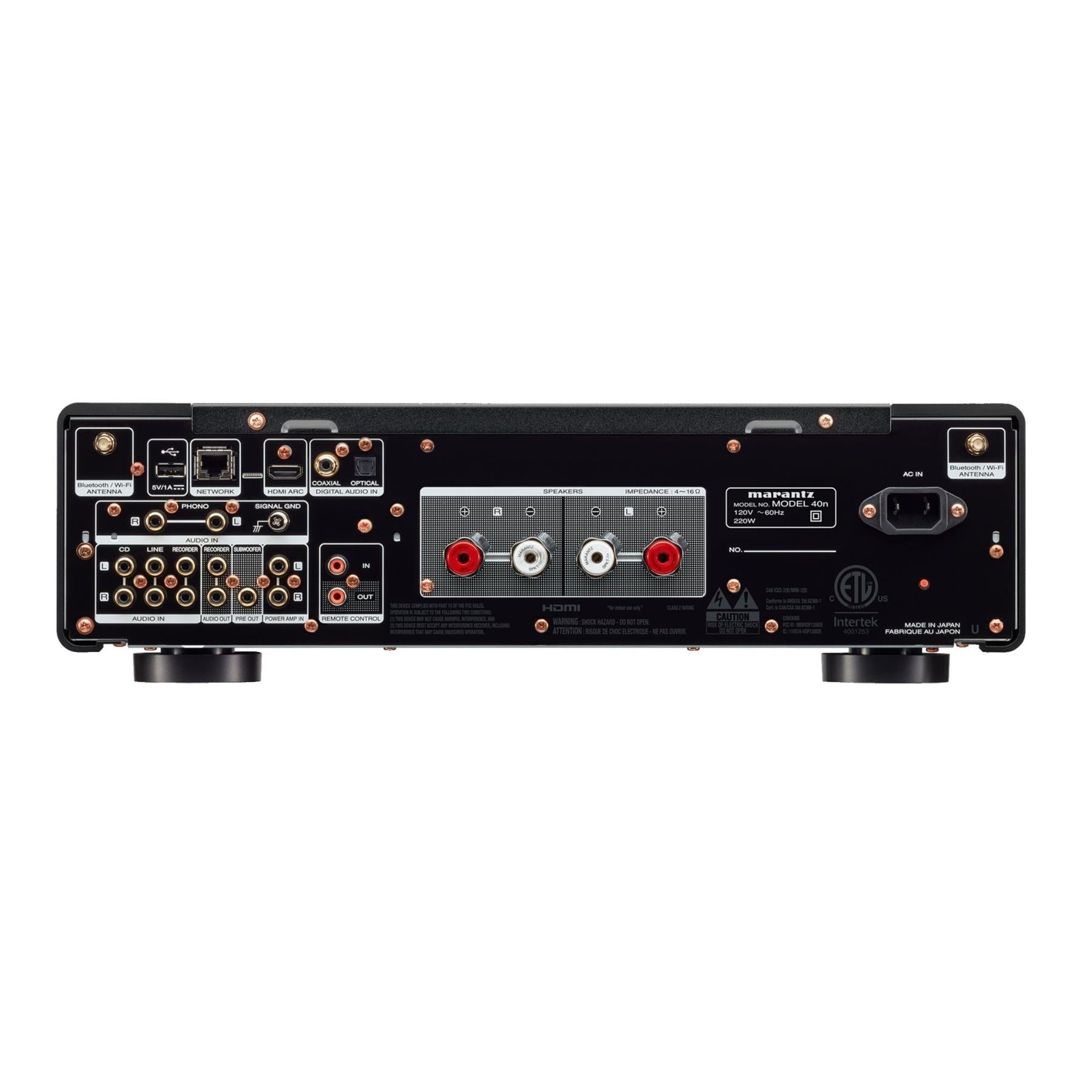 Amplificateur Hi-Fi connecté Marantz Model 40n Noir avec HEOS et HDMI ARC Amplificateur Hi-Fi connecté Marantz Model 40n Noir avec HEOS et HDMI ARC