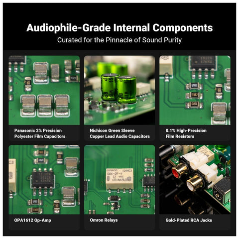 Fosi Audio BOX X5 MM/MC Phono Preamplifier with 4-Level Gain Adjustment (view 4 of 4)