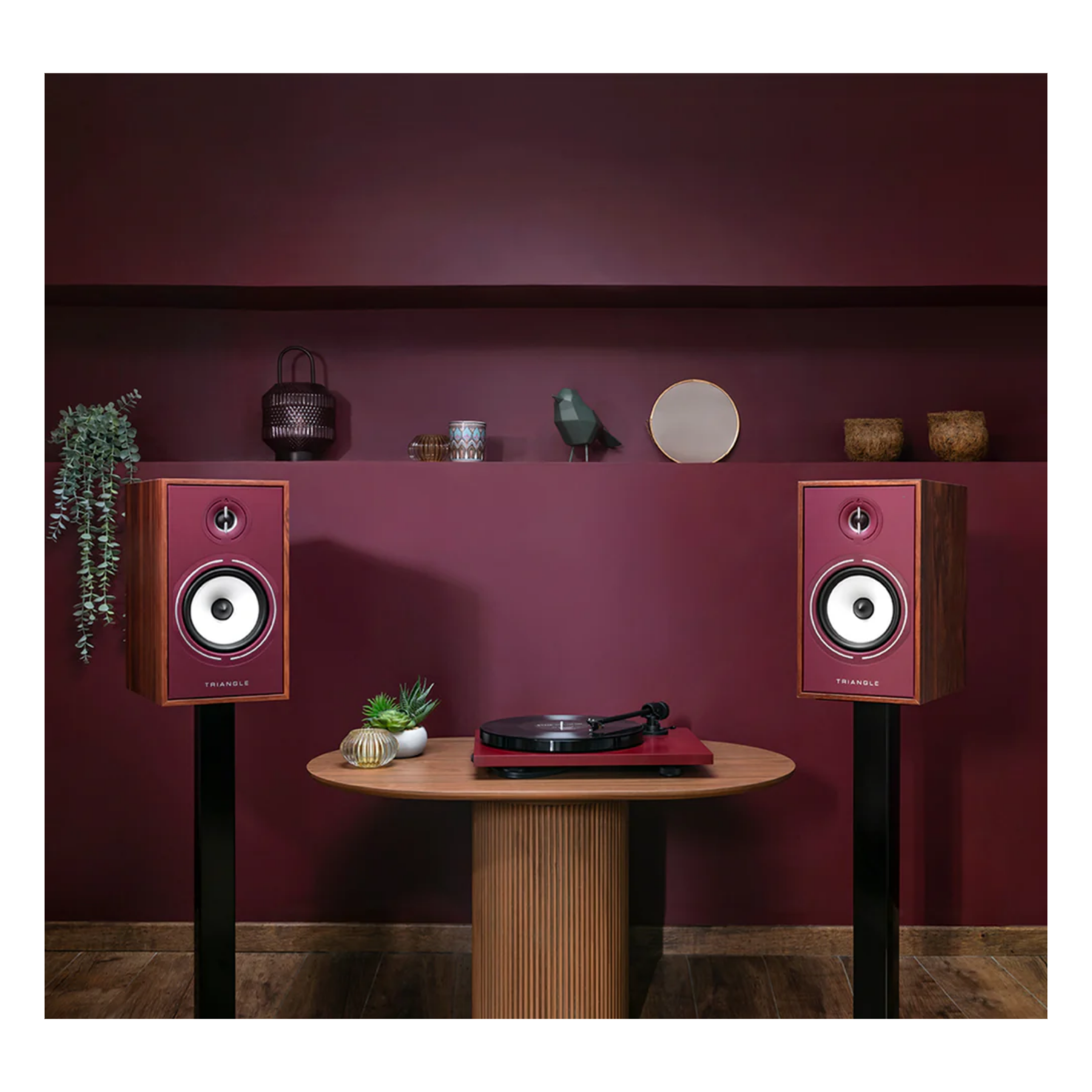 Triangle BR03 Connect Speakers in Burgundy – Available at ListenUp