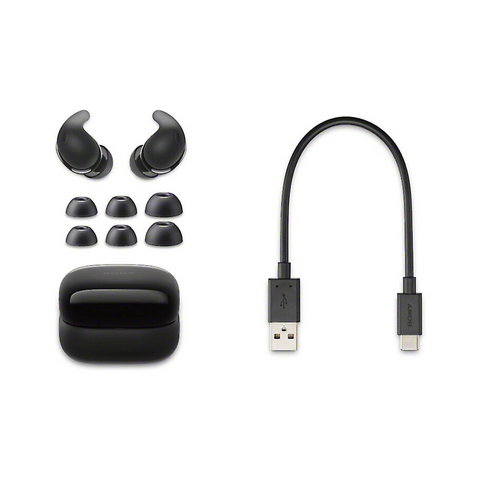 Sony LinkBuds Fit Truly Wireless Noise Canceling Earbuds (Black) - Clearance / Open Box (view 4 of 5)