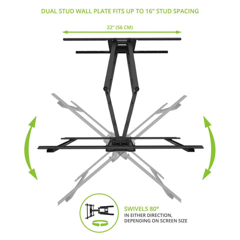 Kanto Kanto PDX650 Full Motion TV Mount