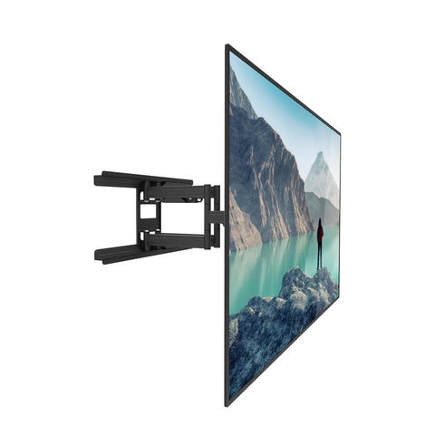 Kanto PDX650SG Stainless Steel Outdoor TV Mount with TV (view 2 of 10)