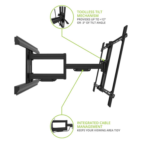 Kanto PMX800 Pro Full Motion TV Mount for Large Screens (view 3 of 10)