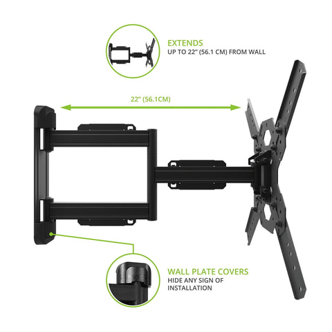 Kanto PS300 Single‑Stud Full Motion TV Mount (view 9 of 10)
