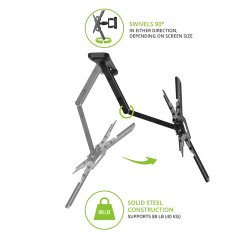 Kanto PS300 Single‑Stud Full Motion TV Mount (view 10 of 10)