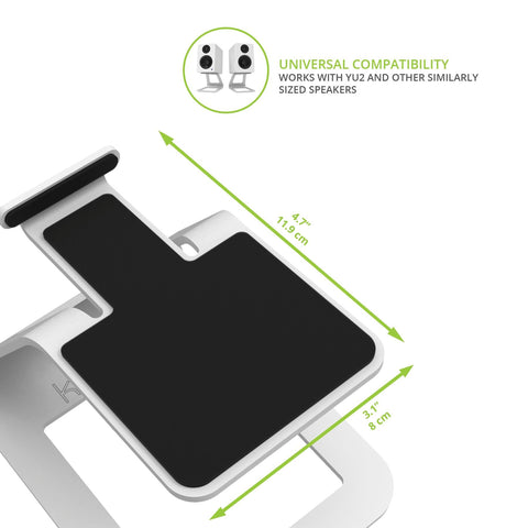 Kanto SE2 White Stands - Compatibility information and dimensions (view 8 of 10)