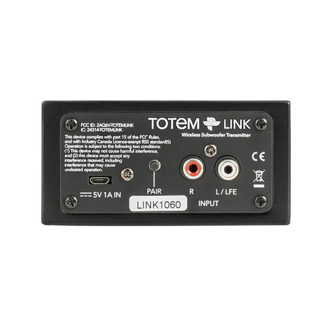 Totem KIN Link Wireless Subwoofer Transmitter – RCA & LFE