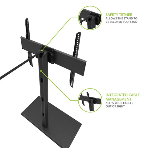 Kanto Kanto TTS140 Height Adjustable Tabletop TV Stand