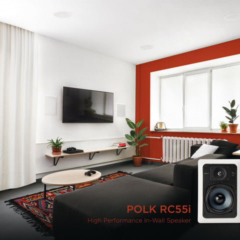 Polk Polk Audio RC55i In-Wall Speakers - Clearance / Open Box