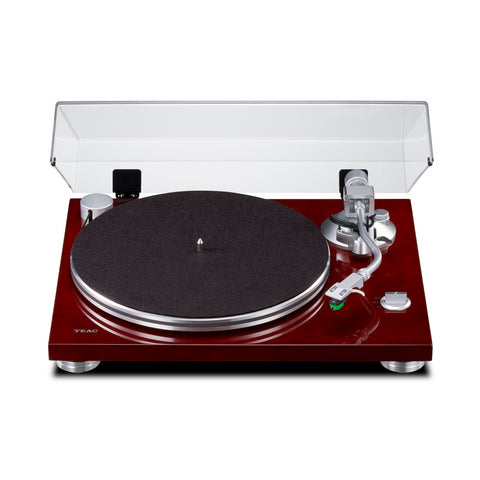 Teac Teac TN-3B-SE Manual Belt-drive Turntable with built-in Phono Preamp (Cherry) - Clearance/ Open Box