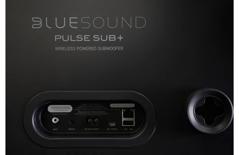 Bluesound Bluesound PULSE SUB+ Wireless Powered Subwoofer (Black) - Clearance / Open Box