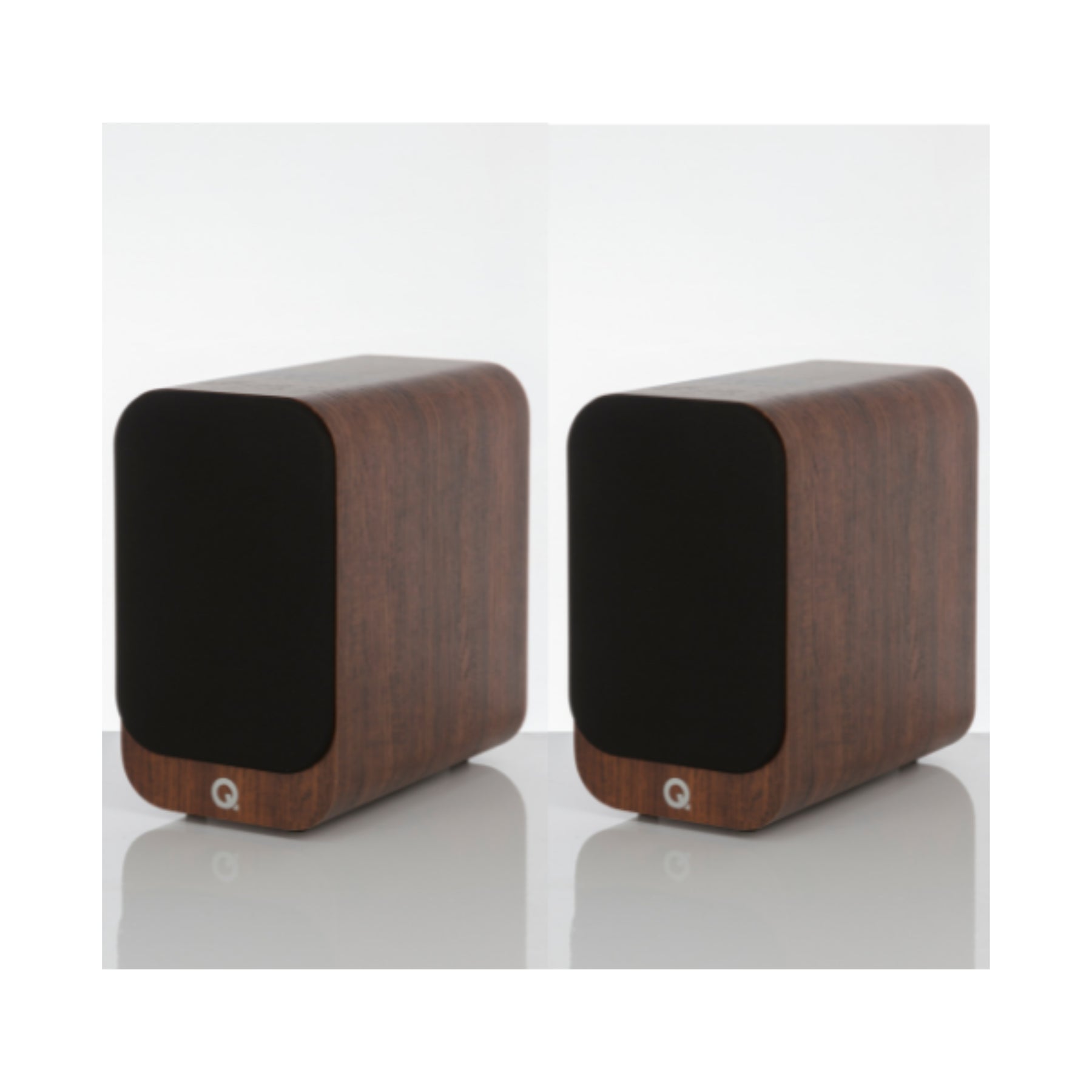 Q Acoustics 3010i Bookshelf Speakers (English Walnut) - Clearance