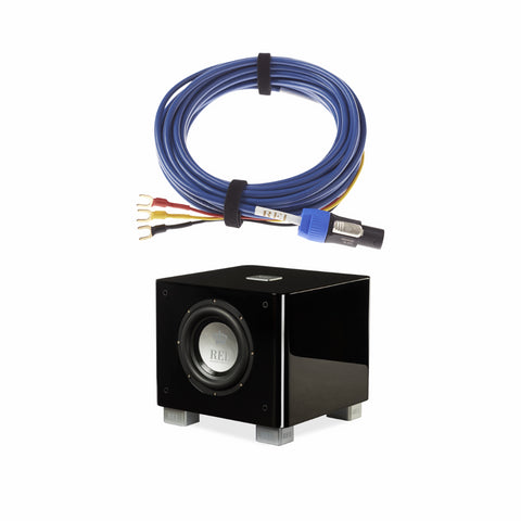 REL REL T/7x Home Subwoofer with Bassline Blue 6M Cable