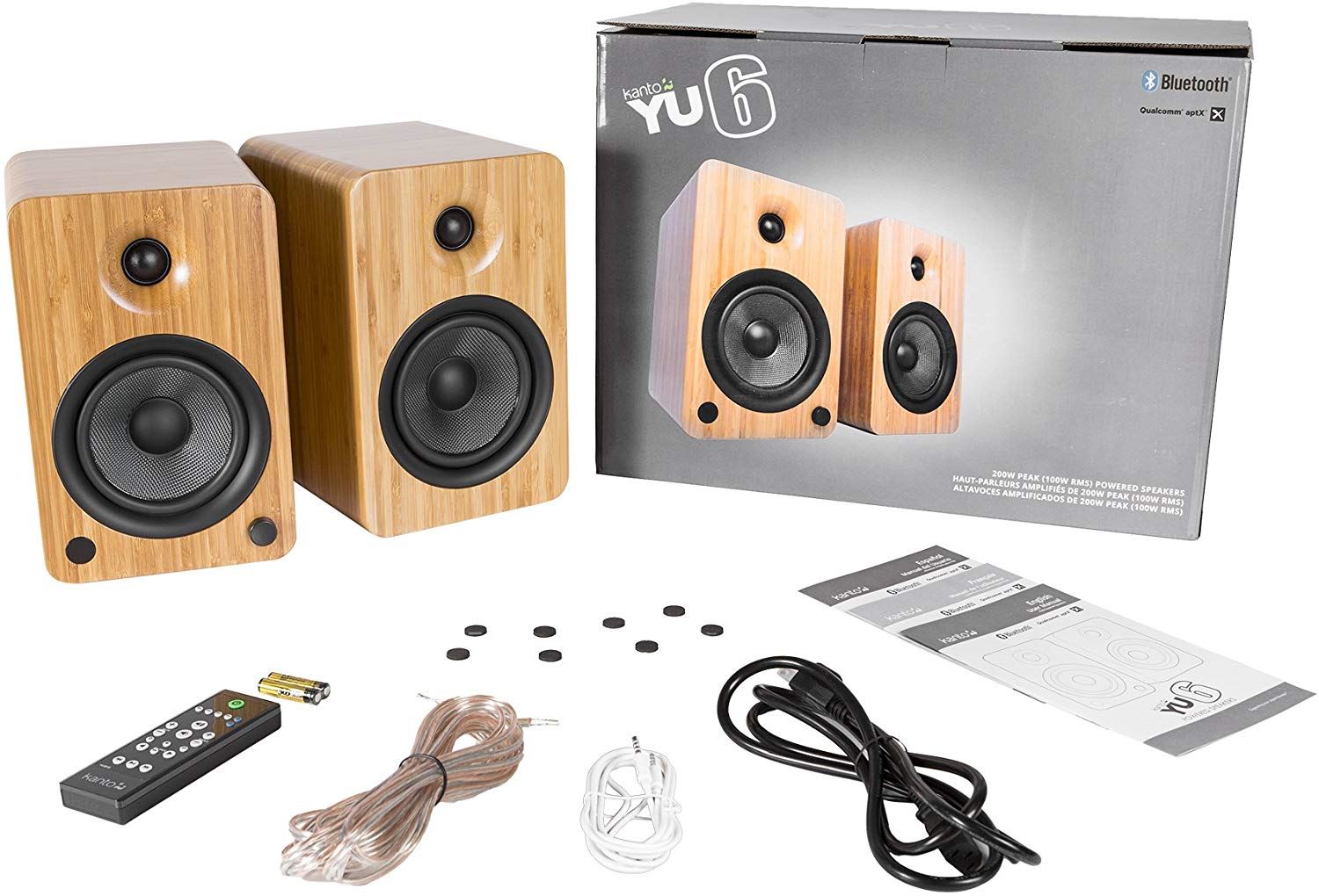 Yu6 powered best sale bookshelf speakers