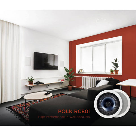 Polk Polk Audio RC80I Premium In-Ceiling Speaker with 8