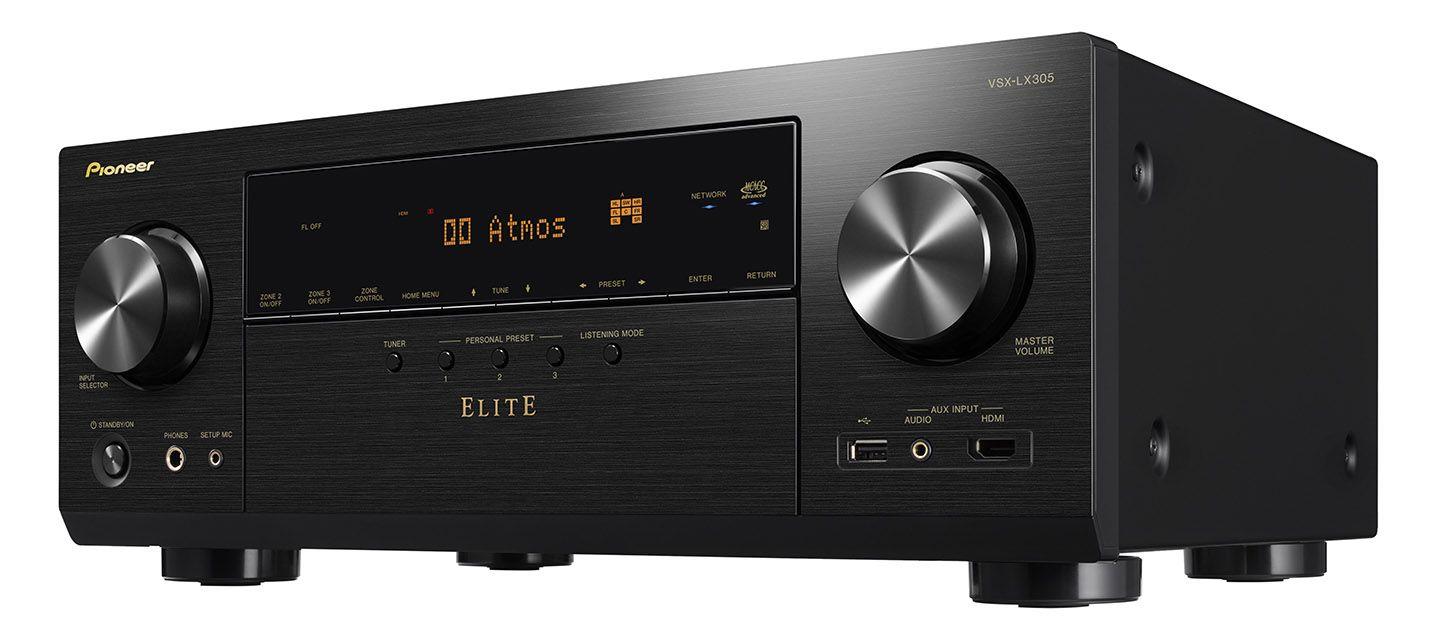 AVアンプ　AVレシーバー　パイオニア　ELITE Pioneer Elite VSX LX305 9.2 Channel Network AV Receiver Black VSX