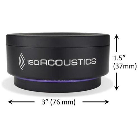 IsoAcoustics IsoAcoustics ISO-PUCK 76 Heavy-Weight Modular Solution for Acoustic Isolation (2-Pack) - Clearance/ Open Box