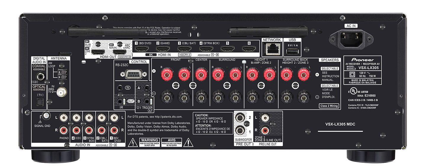 Pioneer Elite VSX-LX305 - 9.2-Channel Network AV Receiver | ListenUp