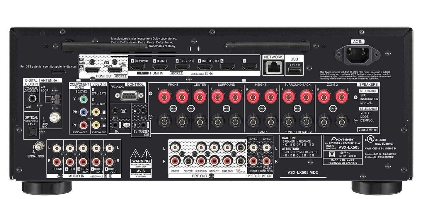 Pioneer Elite VSX-LX505 - 9.2 Channel AV Receiver | ListenUp
